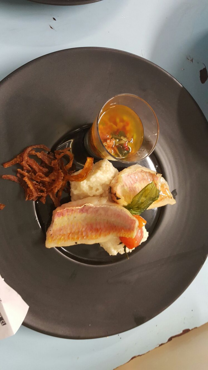 filet de rouget et risotto